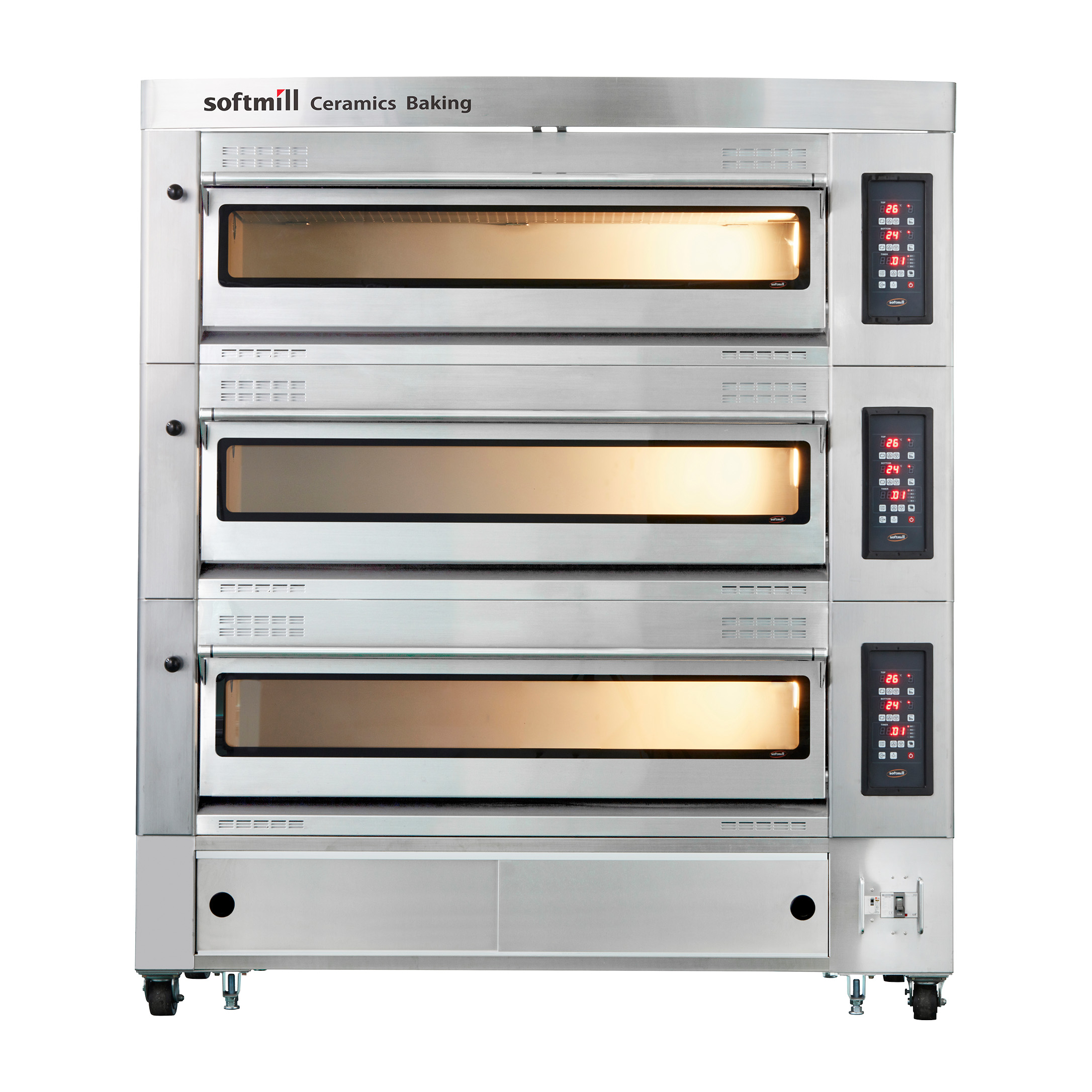 Deck Oven 3 trays 3 tiers detail mini size images