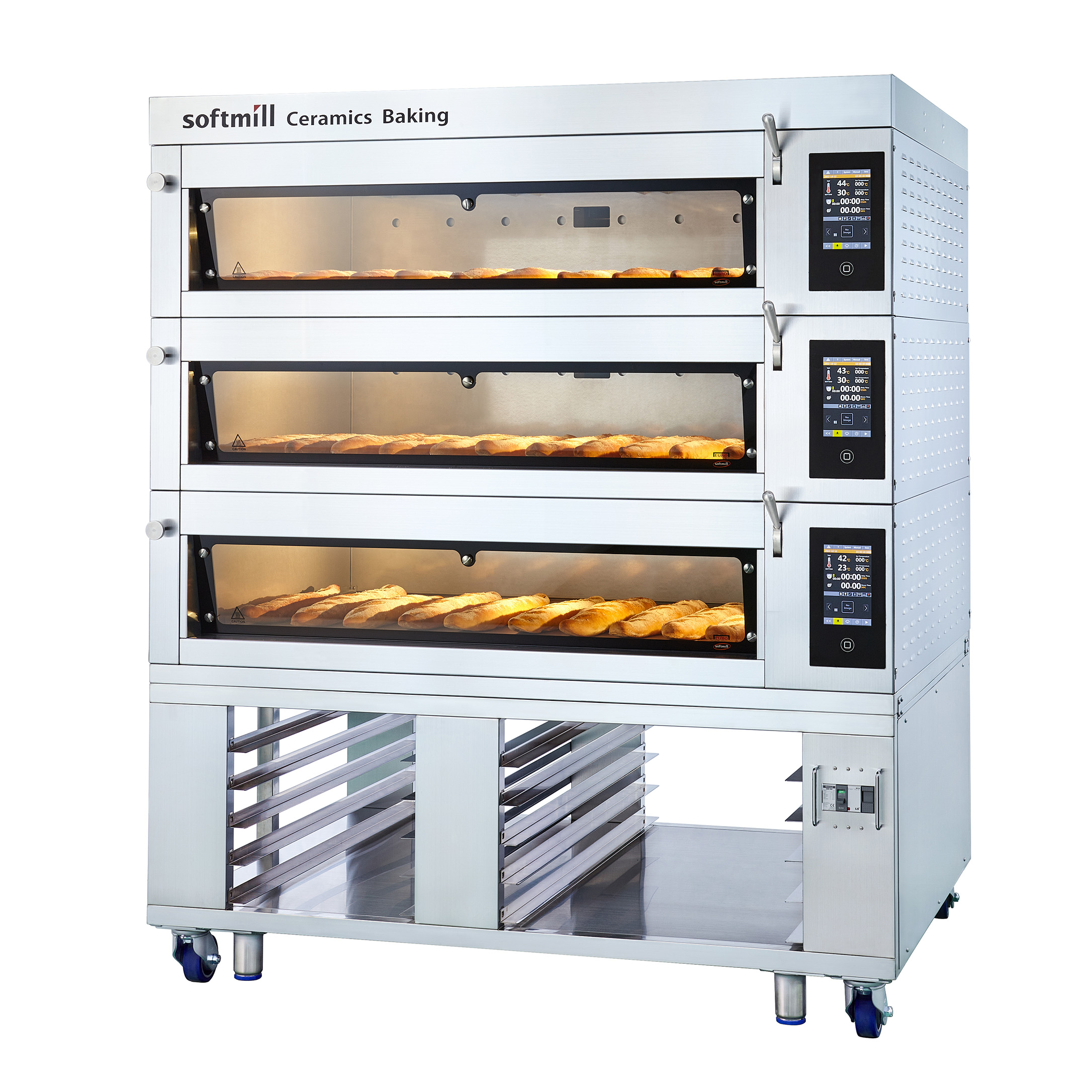 Euro-Baker Oven 4 trays 3 tiers detail mini size images