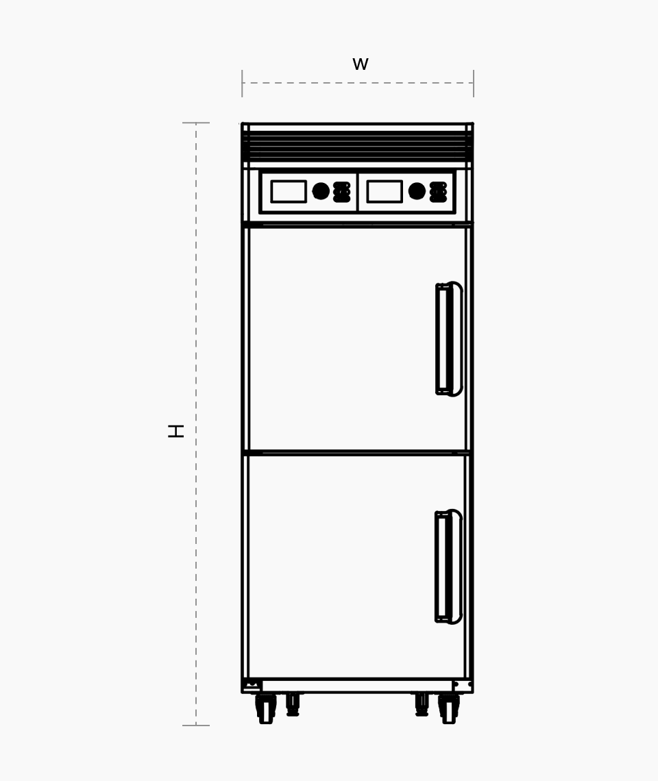 Low-temp high-humid fridge floor plan images