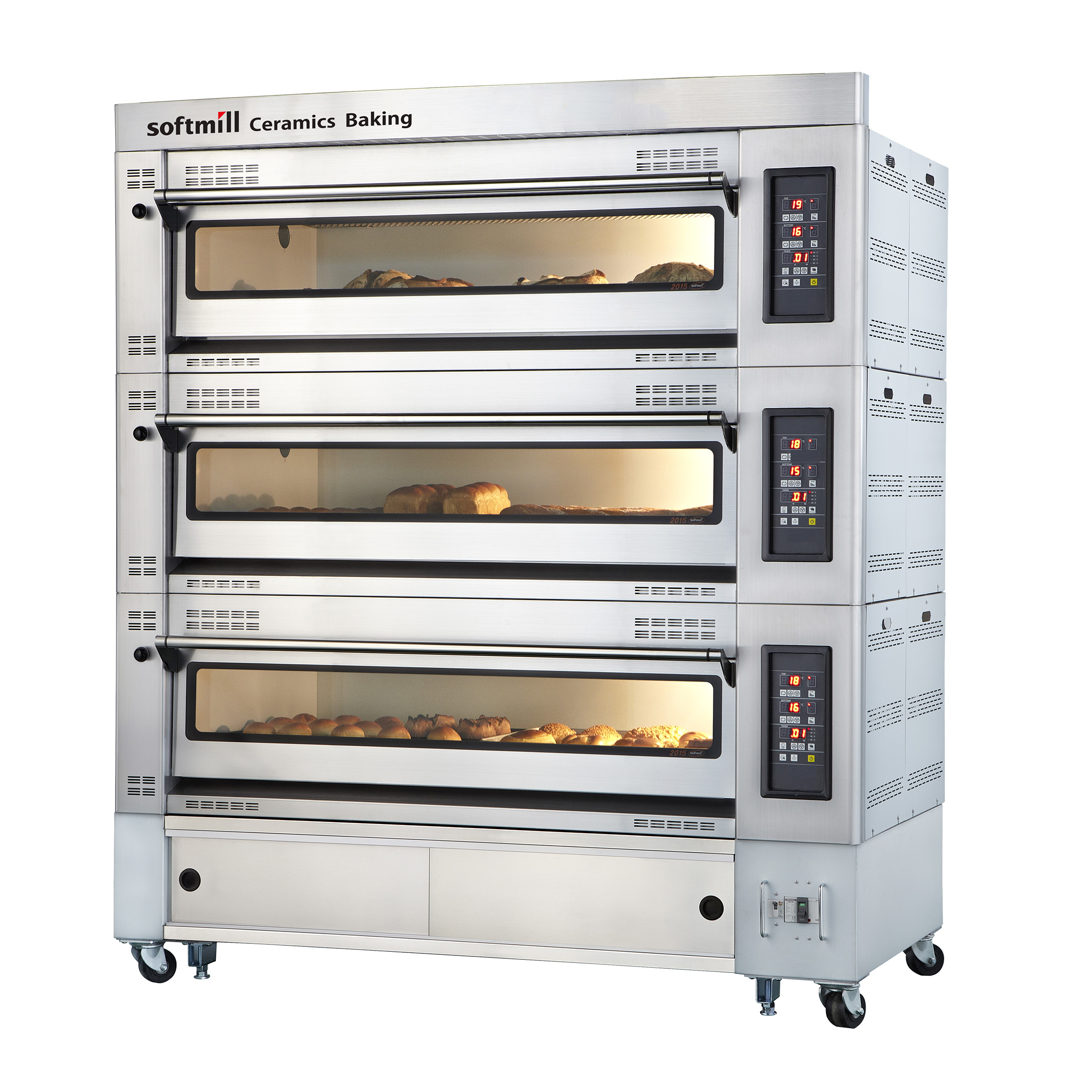 Deck Oven 3 trays 3 tiers detail mini size images