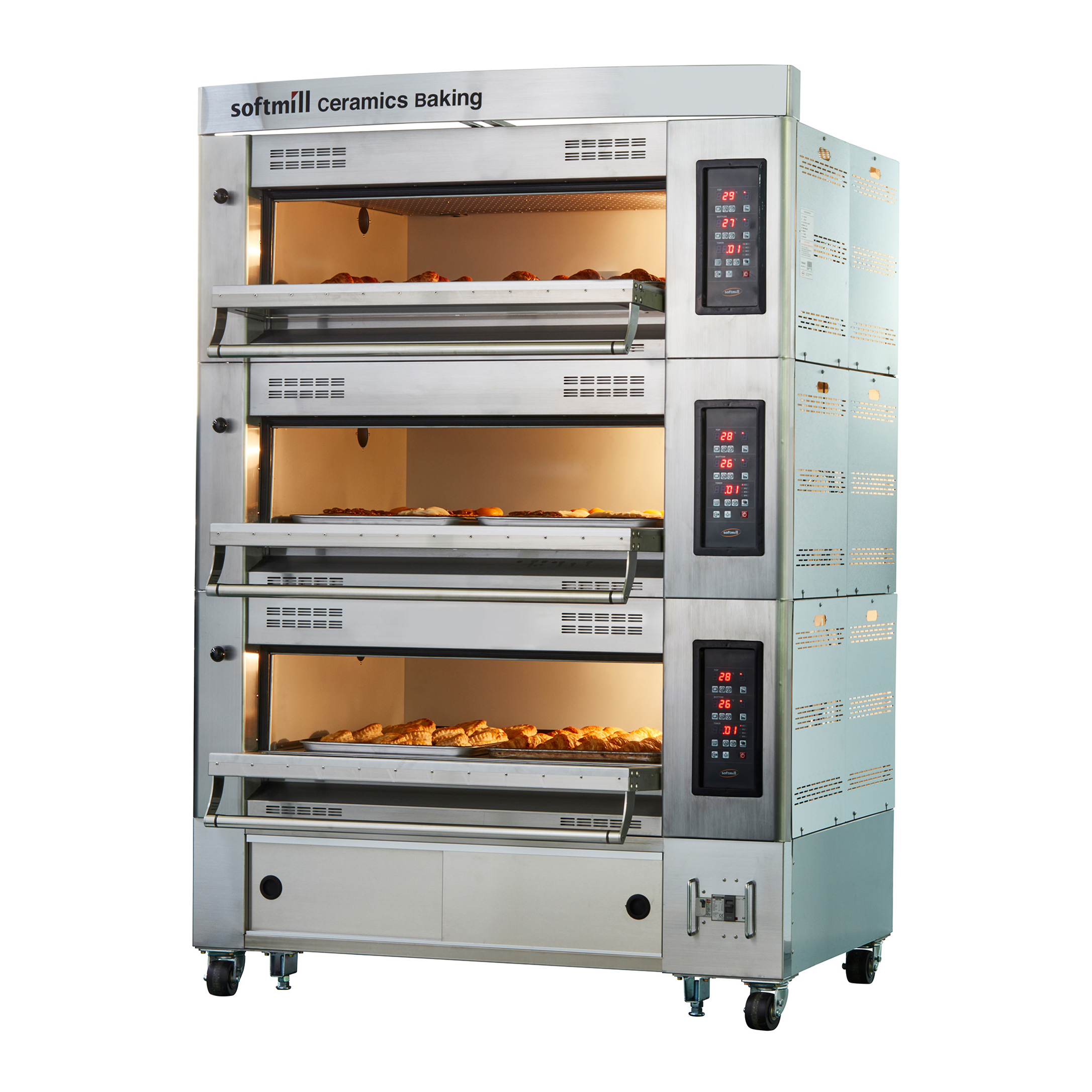 Deck Oven 2 trays 3 tiers detail carousel mini size images