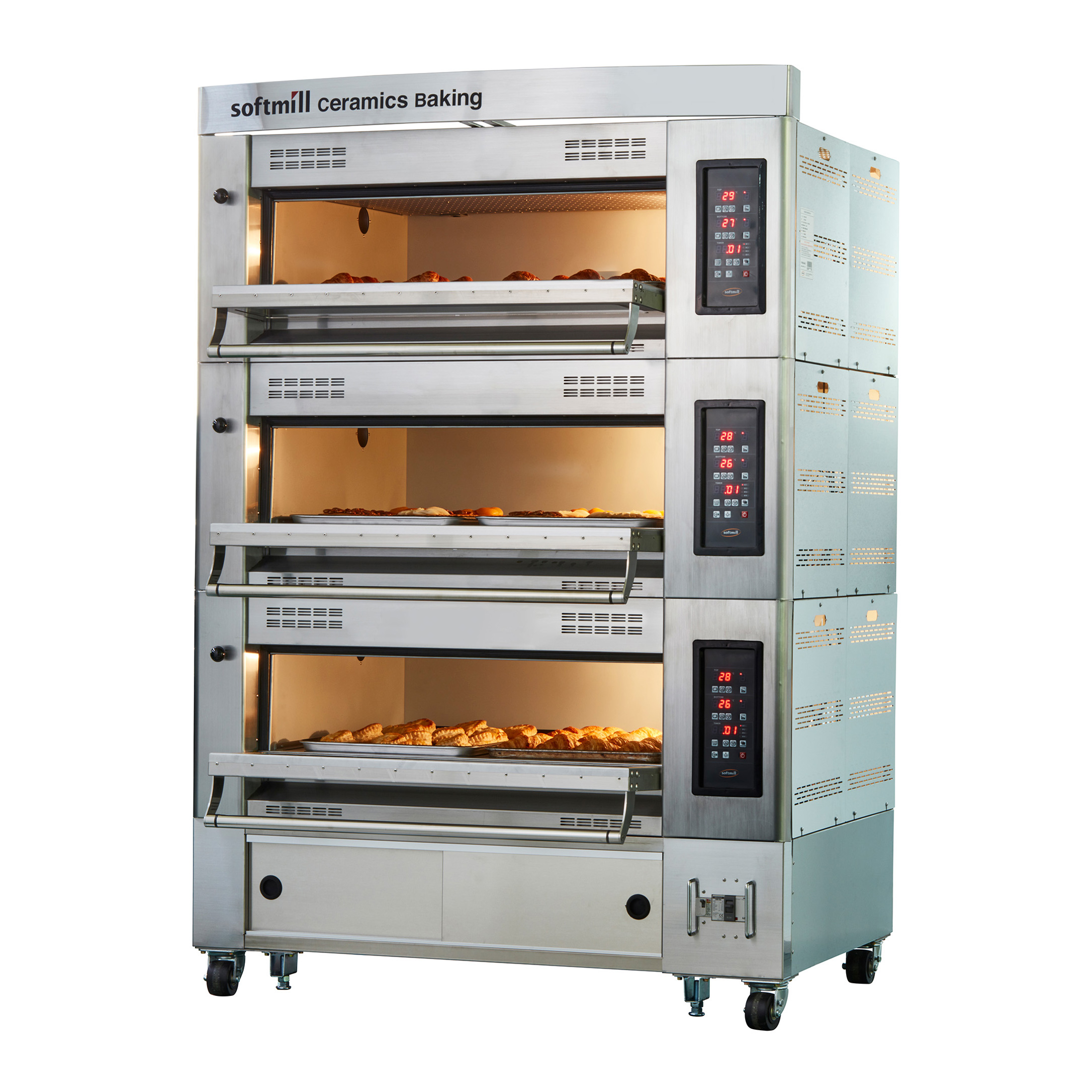 Deck Oven 2 trays 3 tiers detail mini size images