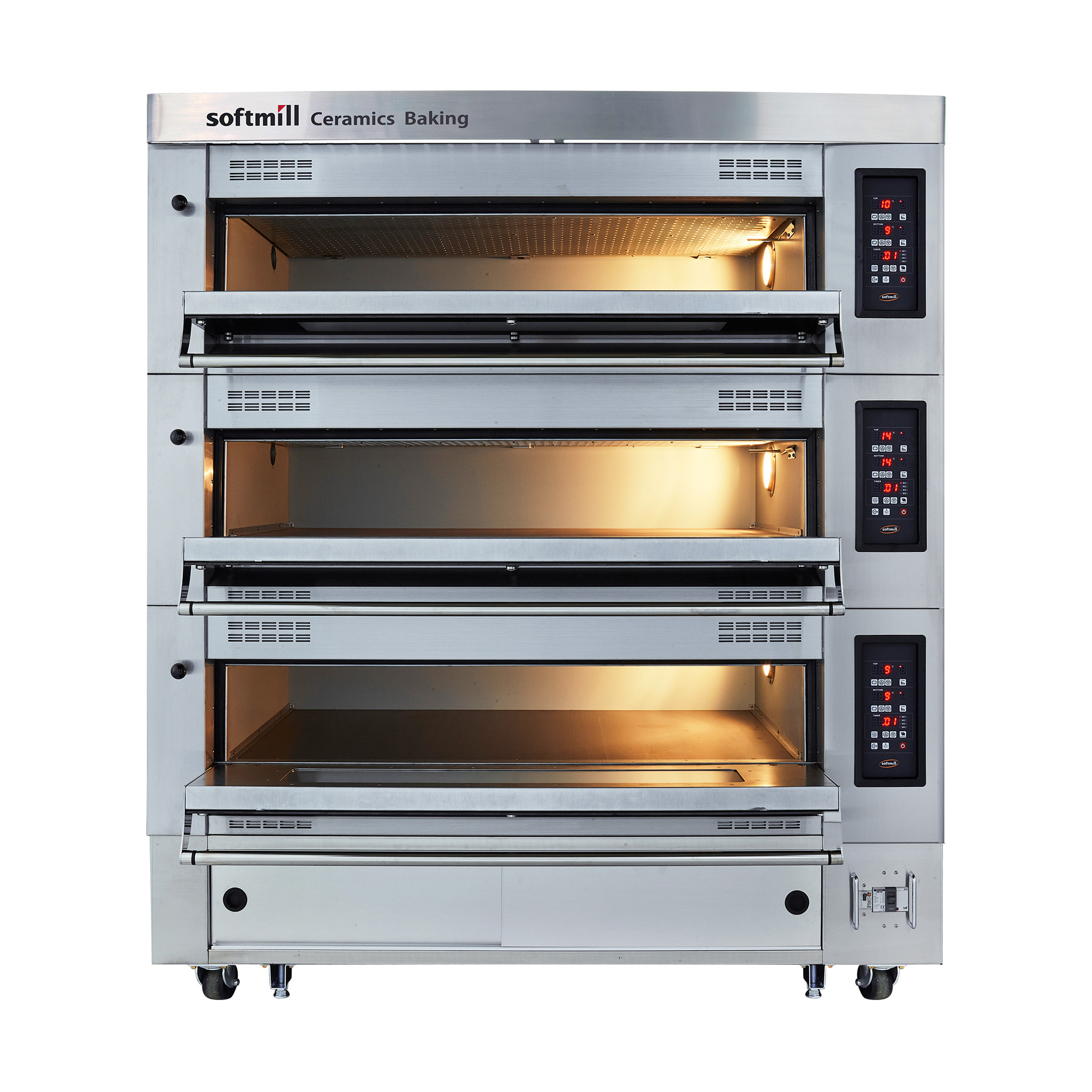 Deck Oven-G 4 trays 3 tiers detail carousel mini size images