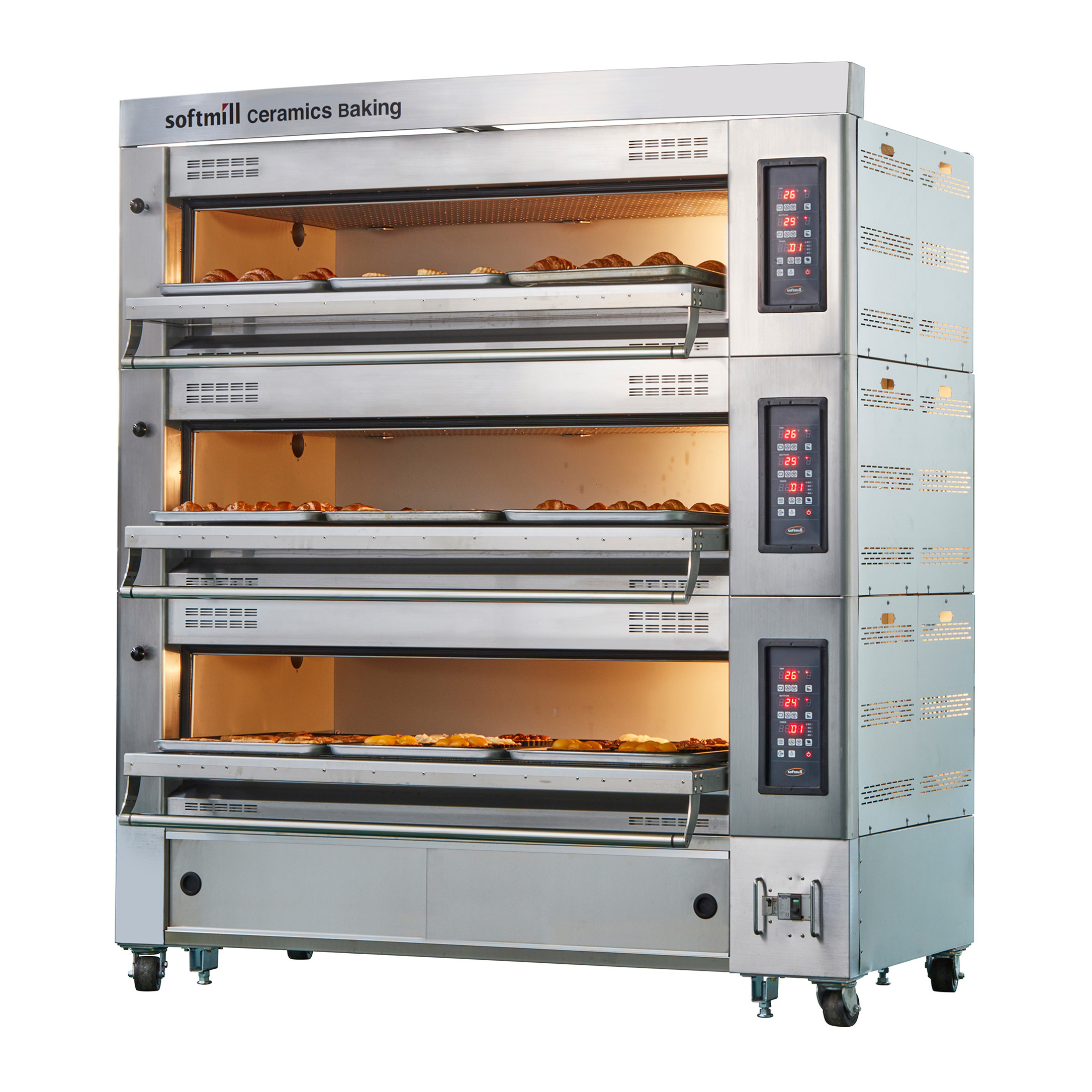 Deck Oven 4 trays 3 tiers detail mini size images