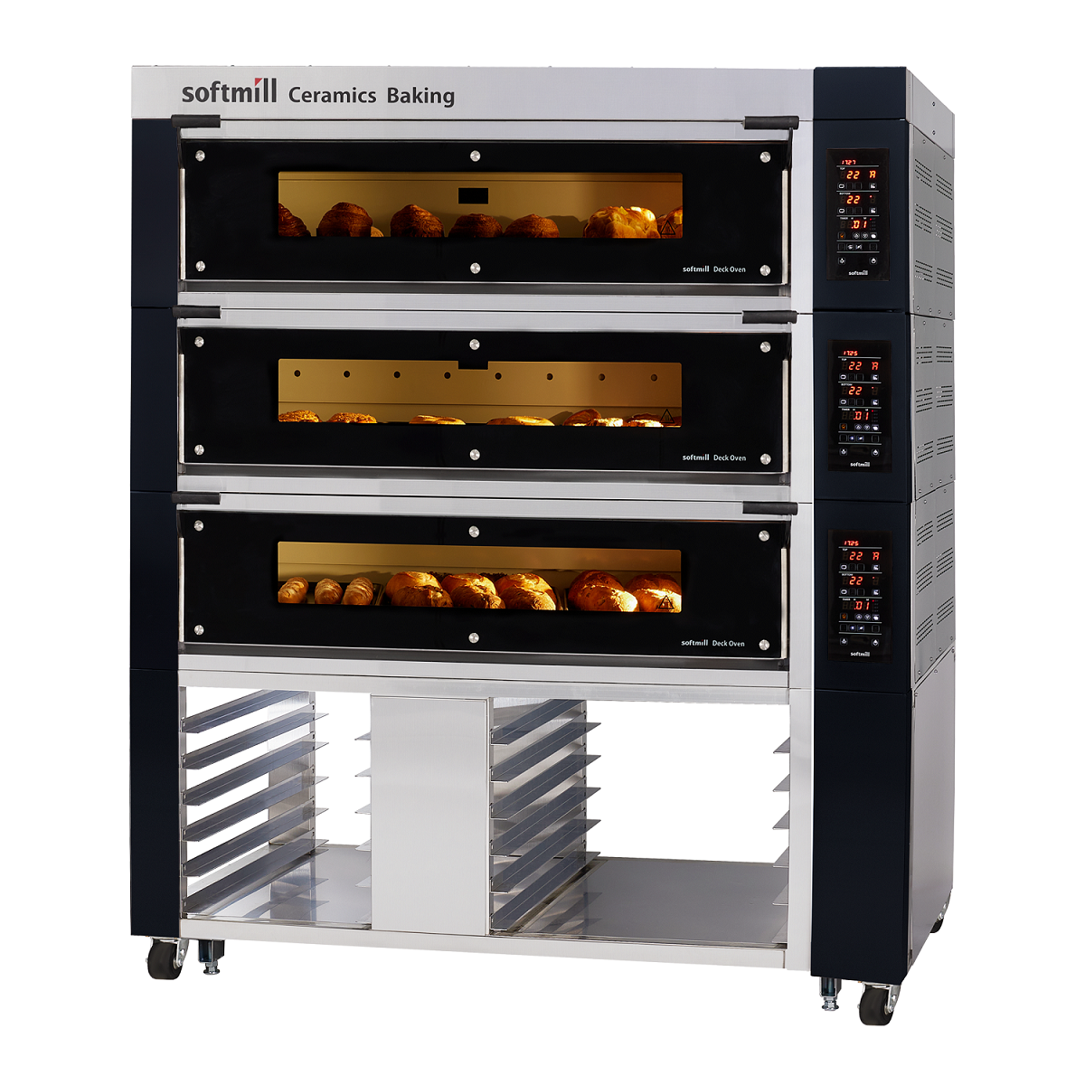 Middle Ceramic Oven 4 trays 3 tiers detail page link
